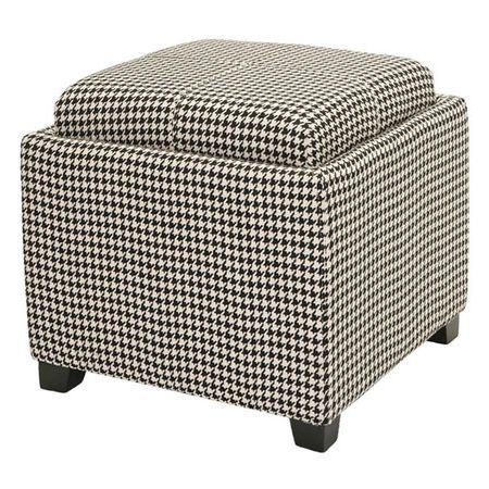 I Pinned This Small Carter Tray Storage Ottoman In Black From The In Black And White Zigzag Pouf Ottomans (View 17 of 20)