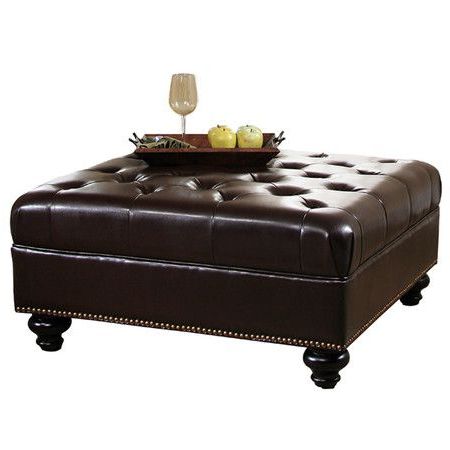 I Pinned This Soho Ottoman From The Furniture Under $300 Event At Joss Throughout Bronze Steel Tufted Square Ottomans (View 3 of 20)