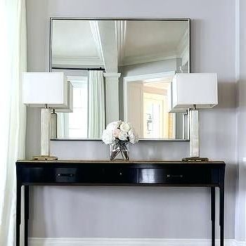 Image Result For Black Modern Console Table | Black Console Table Inside Metallic Gold Modern Console Tables (View 1 of 20)