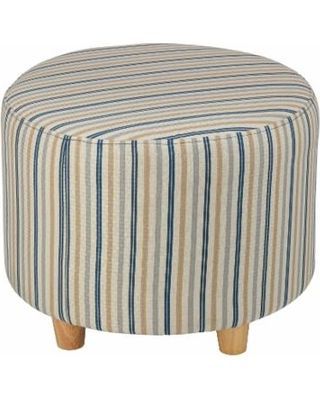 Image Result For Striped Round Ottomans | Round Ottoman, Ottoman Throughout Silver And White Leather Round Ottomans (View 10 of 20)