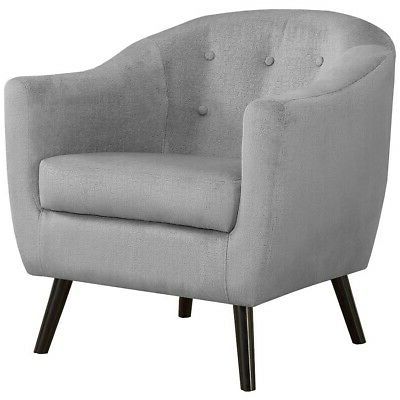 Indigo Home Accent Chair, Grey Mosaic Velvet – I8258 | Ebay Throughout Satin Gray Wood Accent Stools (View 15 of 20)
