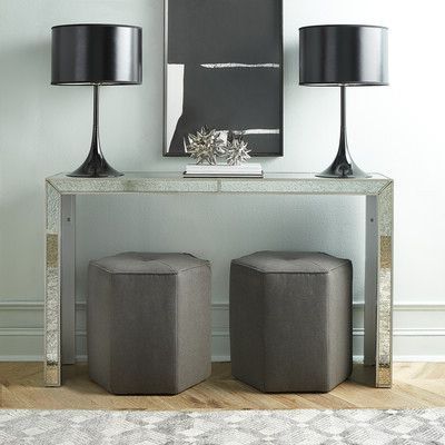 Inglewood Console Table | Mirrored Console Table, Contemporary Console With Regard To Mirrored And Chrome Modern Console Tables (Gallery 19 of 20)