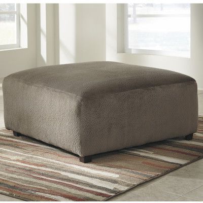 Ink + Ivy Stanton Square Ottoman & Reviews | Wayfair | Oversized Inside White Wool Square Pouf Ottomans (View 10 of 20)