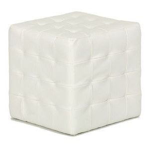 Jefferson Ottoman | Cube Ottoman, Ottoman, Leather Ottoman Within Beige Solid Cuboid Pouf Ottomans (View 6 of 20)