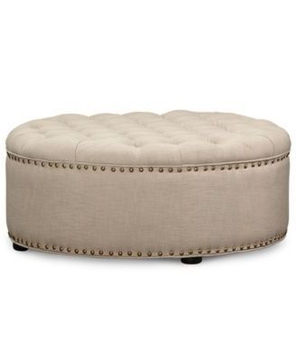 Johanna Fabric Tufted Cocktail Ottoman, Direct Ship – Furniture Sale Pertaining To Tufted Fabric Ottomans (View 13 of 20)