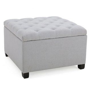 Kane Tufted Button Storage Ottomanchristopher Knight Home (brown Intended For Charcoal Fabric Tufted Storage Ottomans (View 11 of 20)