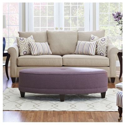 Klaussner Furniture Allen Sofa Upholstery: Beige | Klaussner Furniture Pertaining To Ecru And Otter Console Tables (View 5 of 20)