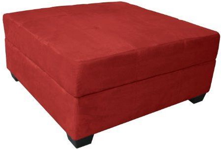 Large Red Leather Square Ottoman – Google Search | Square Storage Inside Brown Leather Square Pouf Ottomans (Gallery 20 of 20)