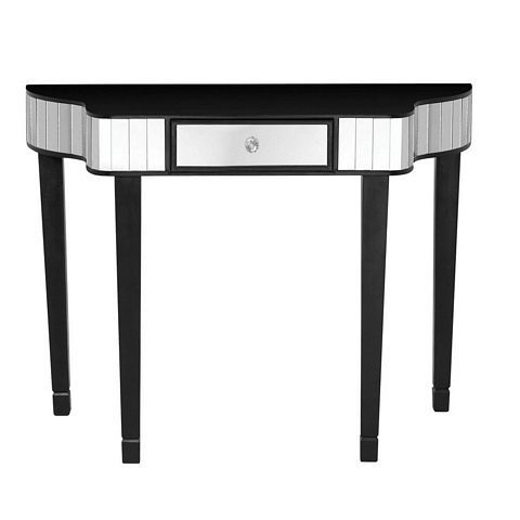 Lucas Console Table | Black Console Table, Mirrored Console Table For Caviar Black Console Tables (View 11 of 20)