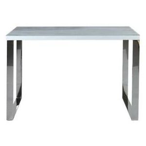 Lucas Rectangular Console Hall Table Chrome Frame 100cm Tempered Glass Pertaining To Rectangular Glass Top Console Tables (View 14 of 20)