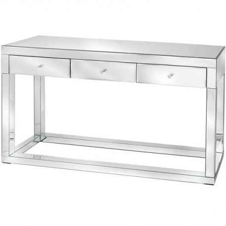 Luxor Mirror / Glass Xl Console Table – Forever Furnishings :: Fine Within Glass Console Tables (View 4 of 20)