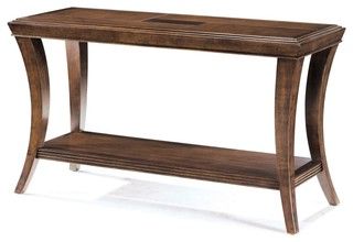 Magnussen T1777 Blaine Wood Rectangular Console Table – Modern – Coffee Within Wood Rectangular Console Tables (View 15 of 20)