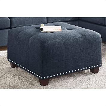 Manila Cocktail Tufted Ottoman | Tufted Ottoman, Ottoman, Fabric Ottoman With Tufted Fabric Ottomans (View 5 of 20)