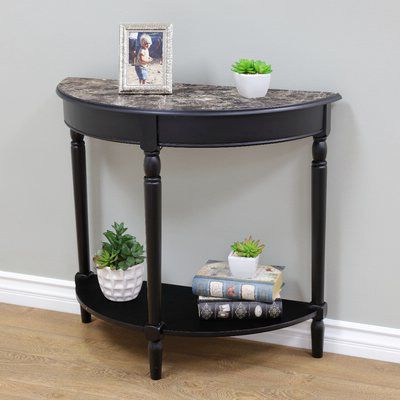 Mannox Entryway Console Table | Entryway Console Table, Wood Console Regarding Caviar Black Console Tables (View 6 of 20)