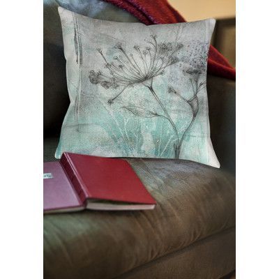 Manual Woodworkers & Weavers Ombre Wildflowers 1 Printed Throw Pillow For White And Beige Ombre Cylinder Pouf Ottomans (View 4 of 20)