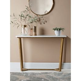 Marble & Brass Console Table | Console Table Hallway, Brass Console In White Marble And Gold Console Tables (View 15 of 20)