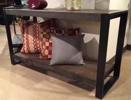 Market Square Wessington Sofa Table | Morris Home | Sofa Tables/consoles Pertaining To 1 Shelf Square Console Tables (Gallery 20 of 20)