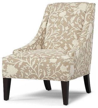 Martha Stewart Fabric Living Room Chair, Lansdale Accent | Living Room Inside Gray Chenille Fabric Accent Stools (View 3 of 20)