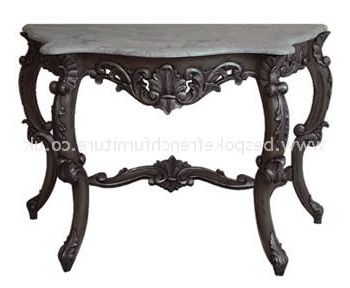 Mary Console Table With Marble Top For Marble Console Tables Set Of  (View 14 of 20)