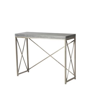 Mayco New Style Hallway Entrance Iron Wooden Industrial Console Table Throughout Oval Aged Black Iron Console Tables (View 6 of 20)