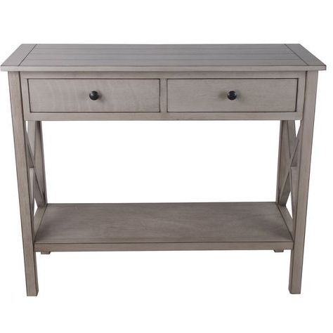 Mcfadden 2 Drawer Console Table | Wooden Console Table, Wooden Console In 2 Drawer Console Tables (View 2 of 20)