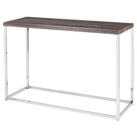 Meadow Console Table – Grey – Southern Enterprise : Target | Gray With Gray Driftwood Storage Console Tables (View 14 of 20)