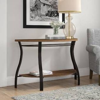 Mercury Row Goodlow Console Table & Reviews | Wayfair | Contemporary Inside Geometric Glass Modern Console Tables (View 18 of 20)