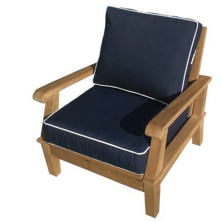 Miami Deep Seating Chairs With Ottoman And Side Table – Miach With Regard To Navy Blue And White Striped Ottomans (View 18 of 20)