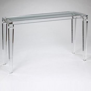 Modern Plexiglass Console Table – Buy Plexiglass Console Table Inside Gold And Clear Acrylic Console Tables (View 8 of 20)