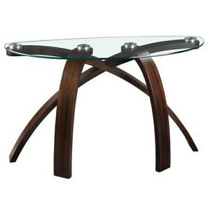 Modern Sofa Table Large Entryway Console Tall Hallway Glass Top Arch For Glass Console Tables (View 18 of 20)