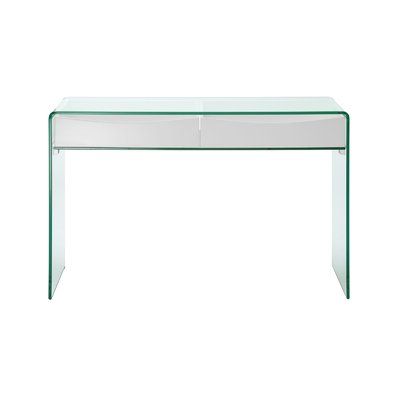 Modern White Console Tables | Allmodern In White Gloss And Maple Cream Console Tables (View 10 of 20)