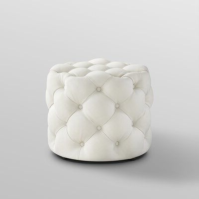 Modern White Ottomans + Poufs | Allmodern With White Leatherette Ottomans (Gallery 20 of 20)
