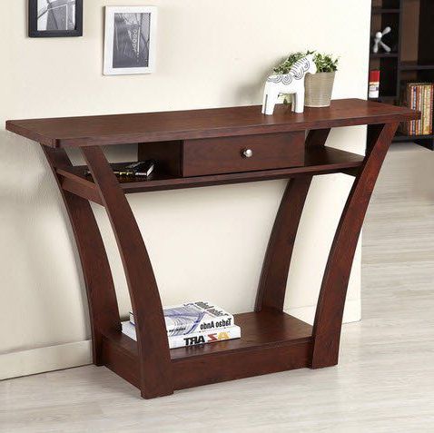 Narrow Console Table With Storage Advantages For Espresso Wood Storage Console Tables (View 5 of 20)