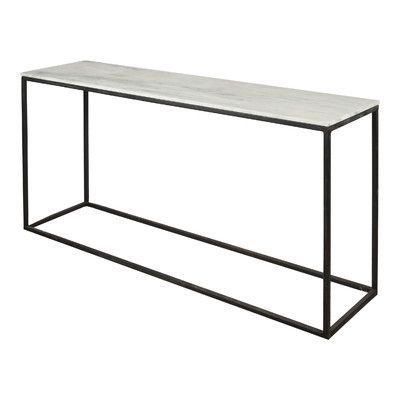 Natural Stone & Black Ellie Console Table | Console Table, Black Inside Natural Seagrass Console Tables (Gallery 19 of 20)