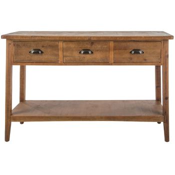 Natural Wood Console Table | Hobby Lobby | 1727221 | Natural Wood Intended For Gray And Gold Console Tables (View 6 of 20)