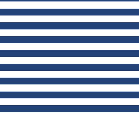 Navy Blue White Stripe Fabric – Katarina – Spoonflower In Navy Blue And White Striped Ottomans (View 3 of 20)