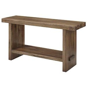 Ocean Console Table In Natural Sengon | Nebraska Furniture Mart | Wood Inside Natural Seagrass Console Tables (View 4 of 20)