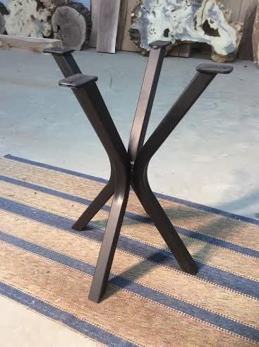 Ohiowoodlands End Table Base. Steel Accent Table Legs (View 16 of 20)
