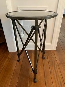 Olivia Mirrored Side Table~ballard Designs~claw Feet~oil Rubbed Bronze Within Bronze Metal Rectangular Console Tables (Gallery 19 of 20)