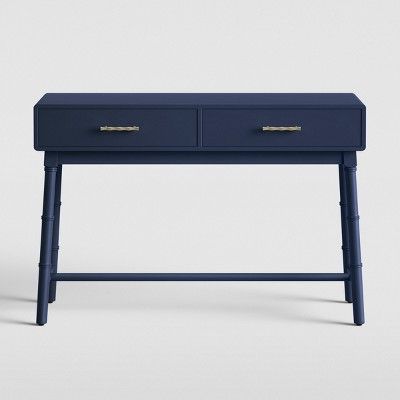 Oslari Painted Console Table Blue – Opalhouse™ | Blue Console Table Intended For Octagon Console Tables (Gallery 20 of 20)
