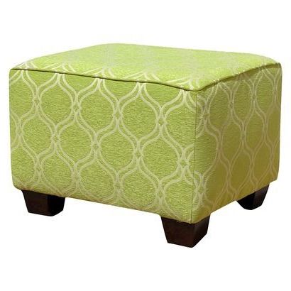 Ottoman With Legs – Green | Ottoman, Upholstered Ottoman, Tufted In Green Pouf Ottomans (View 7 of 20)