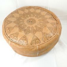 Ottomans & Footstools For Sale | Ebay In Round Gold Faux Leather Ottomans With Pull Tab (View 11 of 20)