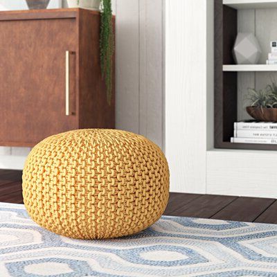 Ottomans & Poufs | Wayfair In Gray And Cream Geometric Cuboid Pouf Ottomans (View 7 of 20)