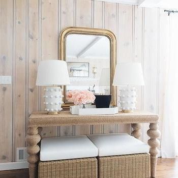 Ottomans Under Console Table Design Ideas | Entry Hall Furniture, Hall With Regard To Open Storage Console Tables (View 12 of 20)