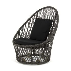 Outdoor Lounge Relaxing Chairs | Teak Warehouse Intended For Charcoal And Camel Basket Weave Pouf Ottomans (View 18 of 20)