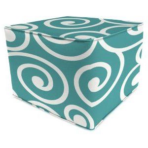 Outdoor Poufs On Hayneedle – Outdoor Ottoman Pouf (with Images With Regard To Blue Woven Viscose Square Pouf Ottomans (View 2 of 20)