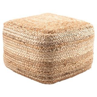 Overstock: Online Shopping – Bedding, Furniture, Electronics Regarding Natural Beige And White Cylinder Pouf Ottomans (View 3 of 20)