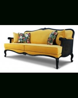 Palermo Handmade Yellow And Black Wicker Sofa | Wicker Sofa, Wicker With Regard To Yellow And Black Console Tables (View 16 of 20)