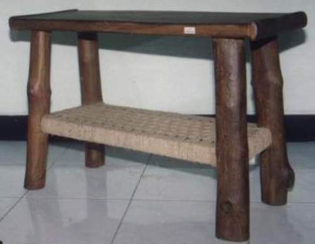 Pangjati Rustic Furniture For Natural Seagrass Console Tables (View 9 of 20)