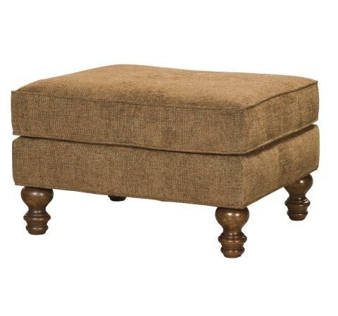 Parsons 31" Rectangle Floral Standard Ottoman | Ottoman, Leather With Regard To Green Canvas French Chateau Square Pouf Ottomans (View 3 of 20)